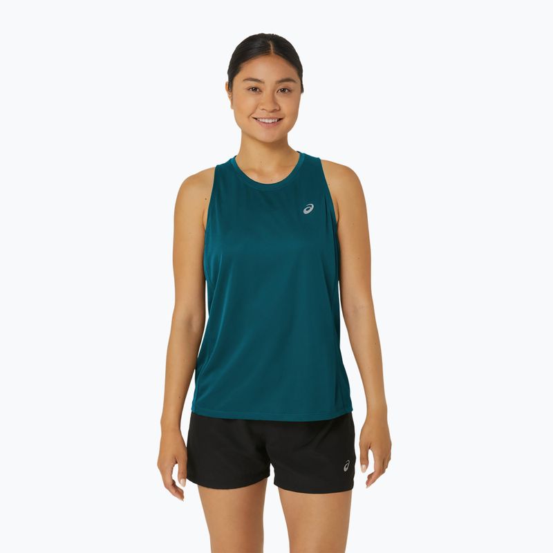 Дамски топ за бягане ASICS Core Tank rich teal