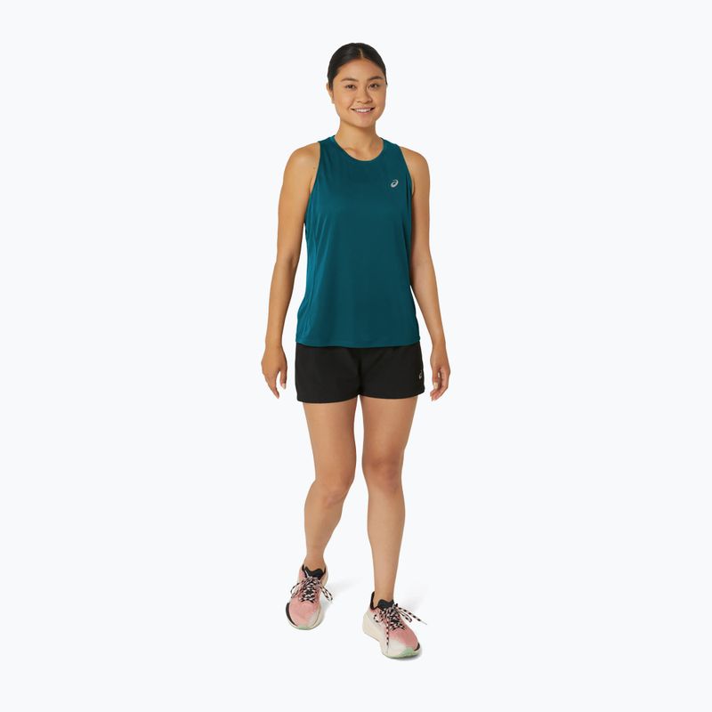 Дамски топ за бягане ASICS Core Tank rich teal 2