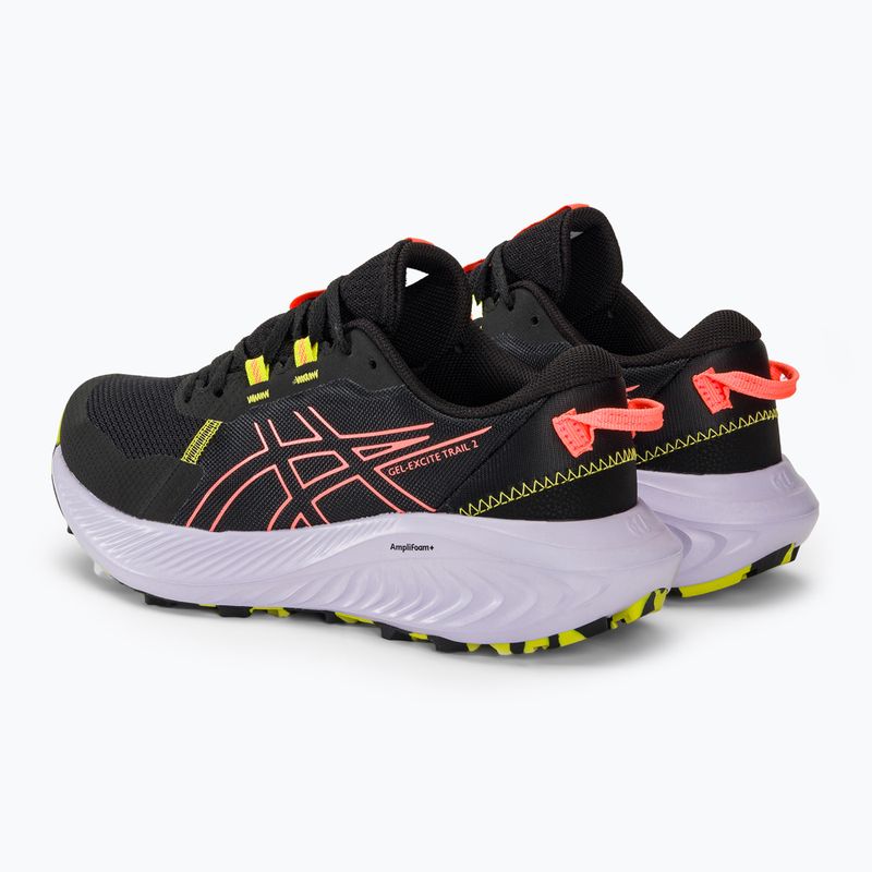 ASICS Gel-Excite Trail 2 дамски обувки за бягане черно/слънчево коралово 4