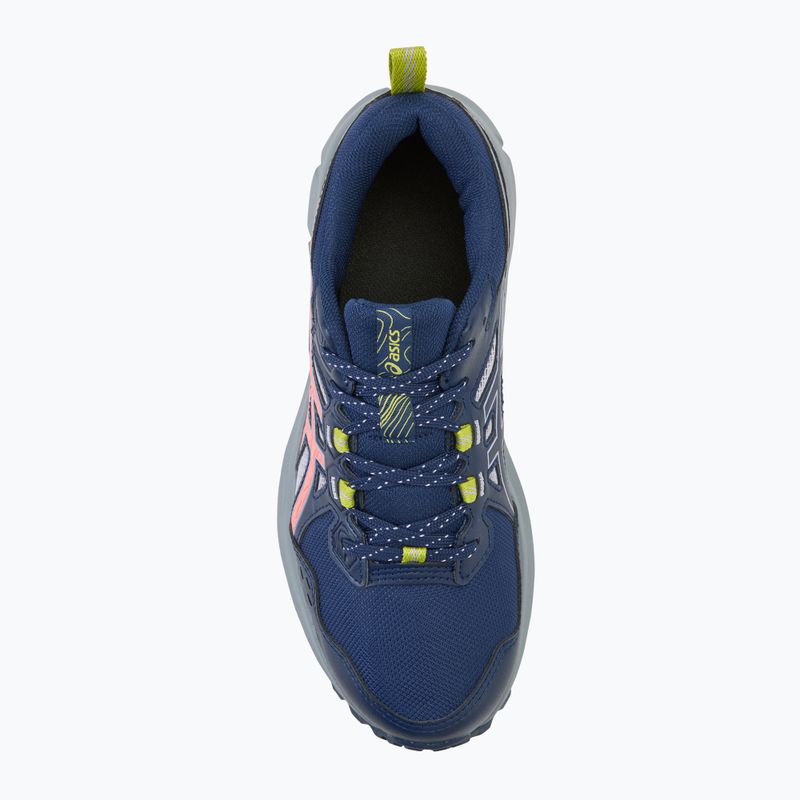 Дамски обувки за бягане ASICS Trail Scout 3 blue expanse/sun coral 5