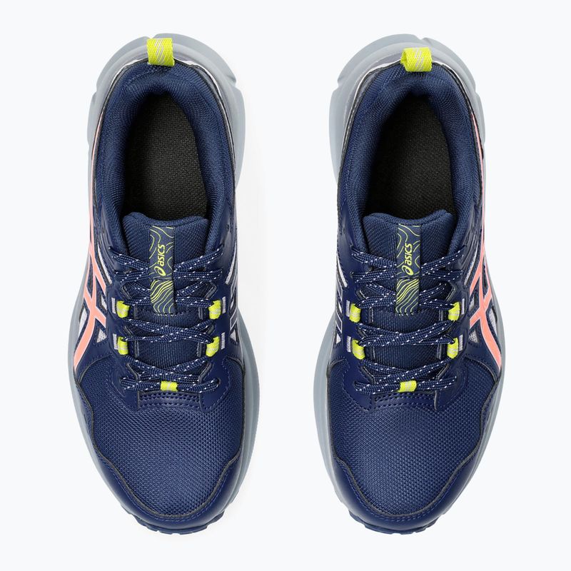 Дамски обувки за бягане ASICS Trail Scout 3 blue expanse/sun coral 12