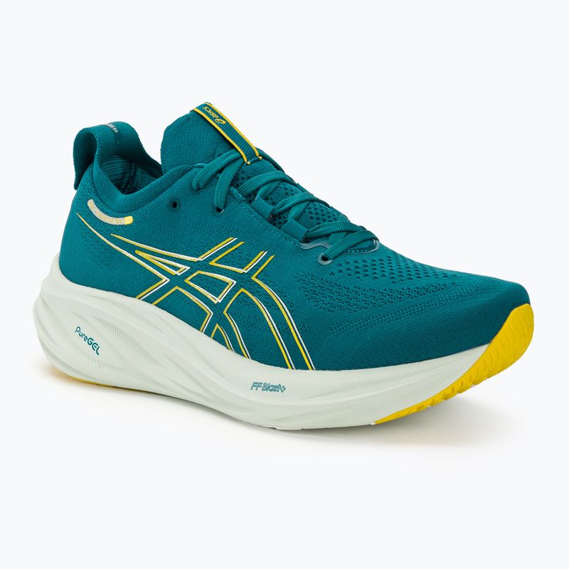 ASICS Gel-Nimbus 26 evening teal/light mustard мъжки обувки за бягане