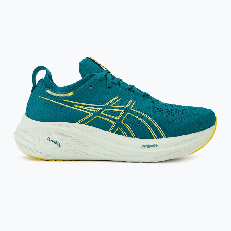 ASICS Gel-Nimbus 26 evening teal/light mustard мъжки обувки за бягане 3