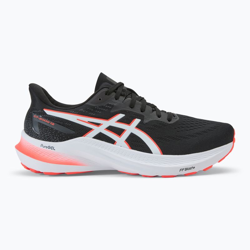 Мъжки обувки за бягане ASICS GT-2000 12 black/sunrise red 2