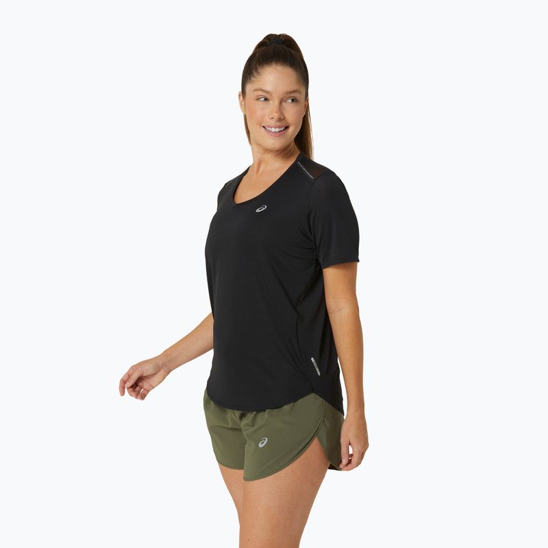 Дамска тениска за бягане ASICS Road V-Neck performance black 4