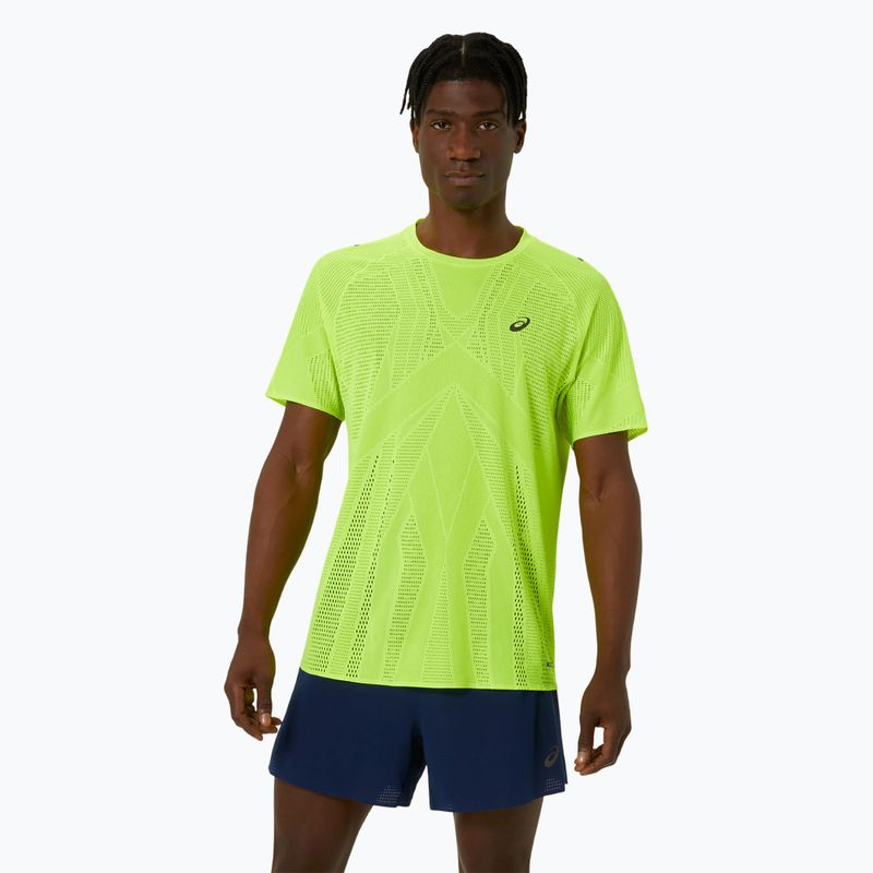 Мъжка тениска за бягане ASICS Metarun Top safety yellow