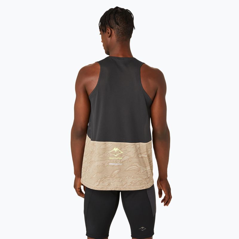 Мъжки потник за бягане ASICS Fujitrail Singlet pepper 3