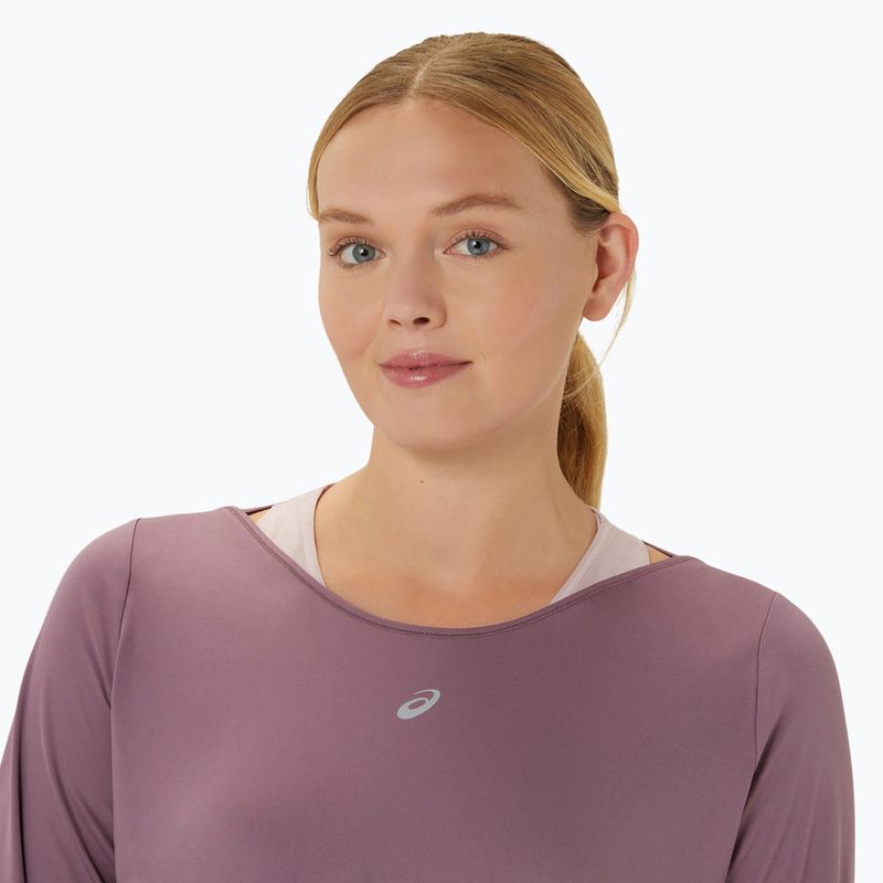 Дамска блуза с дълъг ръкав + потник за бягане ASICS Nagino Run dusty mauve/watershed rose 6