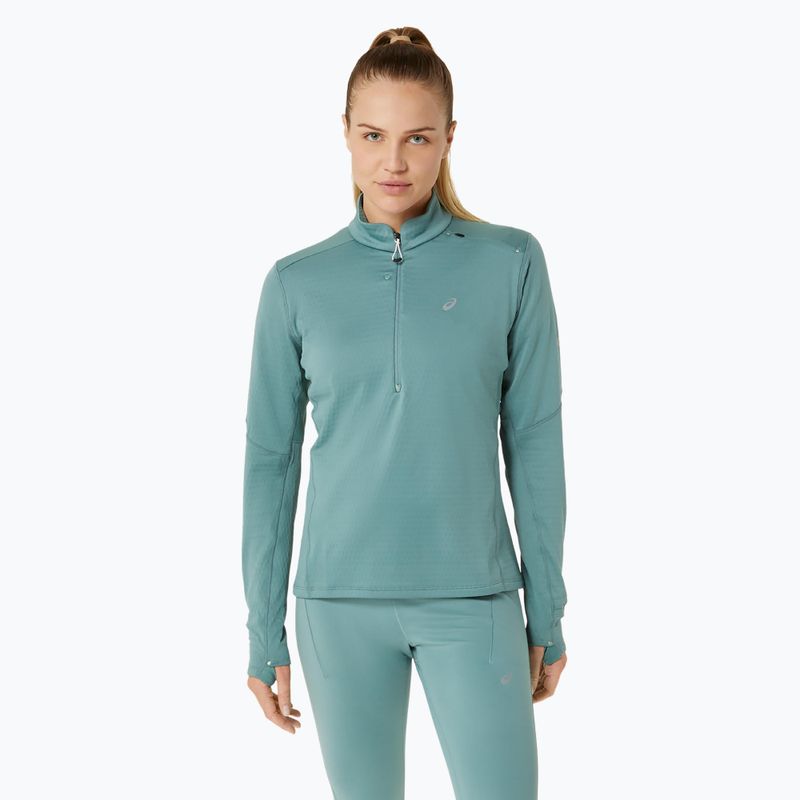 Дамски суитшърт за бягане ASICS Road Winter 1/2 Zip Mid Layer celadon