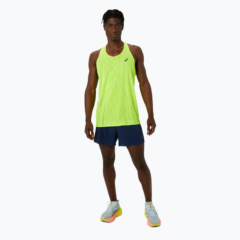 Мъжки потник за бягане ASICS Metarun Singlet safety yellow 2