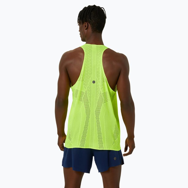 Мъжки потник за бягане ASICS Metarun Singlet safety yellow 3