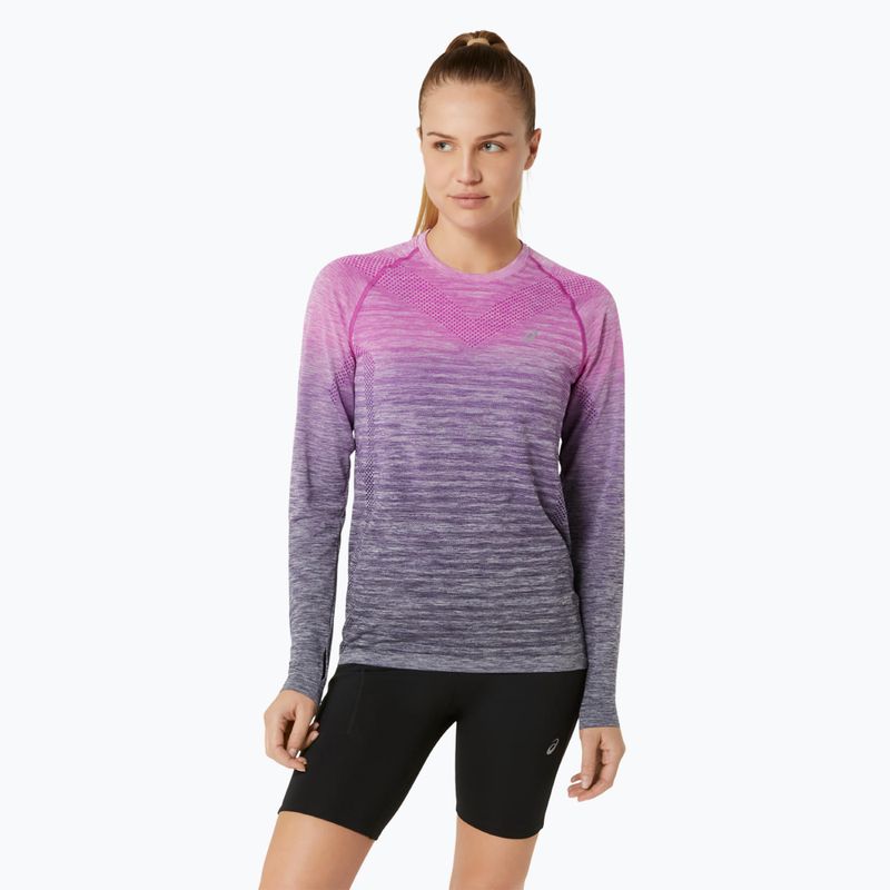 Дамска блуза с дълъг ръкав за бягане ASICS Seamless bold magenta/blue expanse