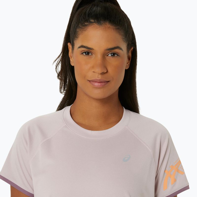 Дамска тениска за бягане ASICS Icon Top waterhed rose 4