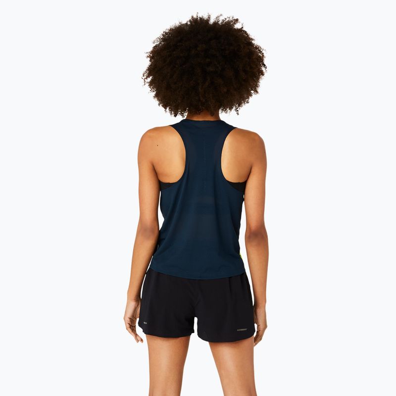 Дамски потник за бягане ASICS Light Graphic Tank french blue/safety yellow 3