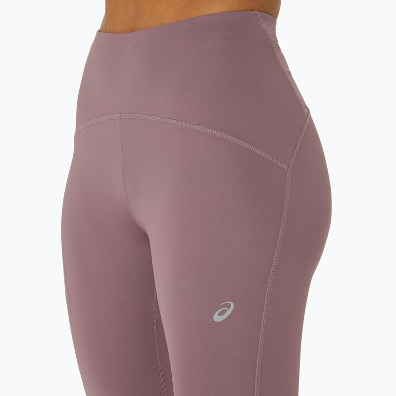 Дамски клин за бягане ASICS High Waist Capri dusty mauve 4