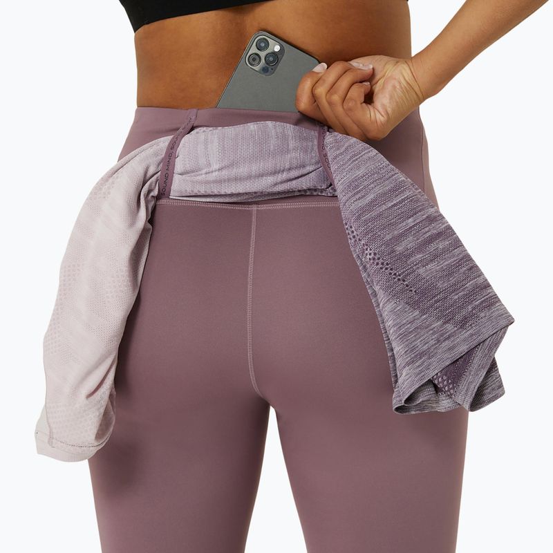 Дамски клин за бягане ASICS High Waist Capri dusty mauve 7