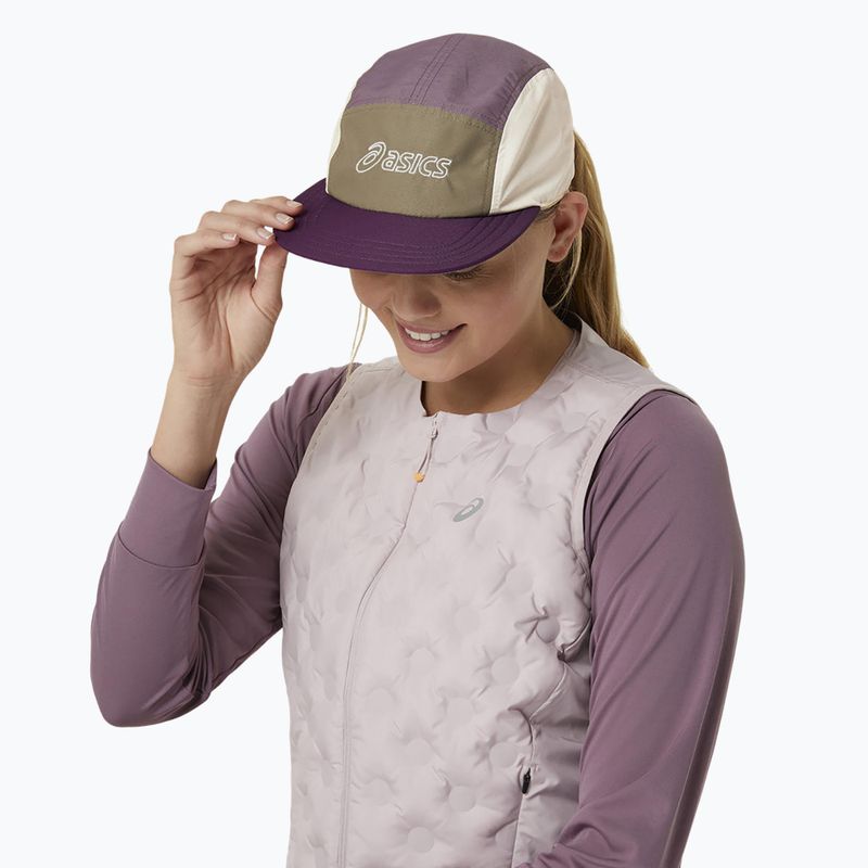 Бейзболна шапка ASICS 5 Panel deep mauve/perperper 4