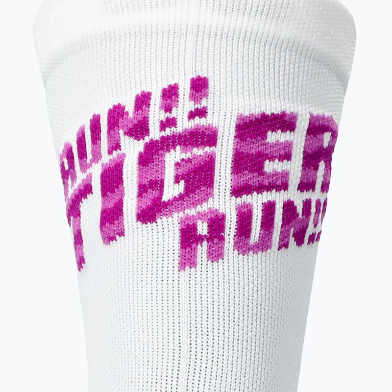 Чорапи за бягане ASICS Performance Run Crew brilliant white/bold magenta 5