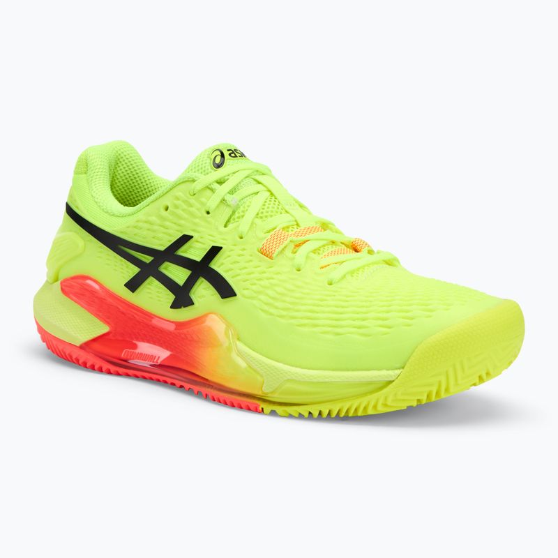 Дамски обувки за тенис ASICS Gel-Resolution 9 Clay Paris safety yellow/black