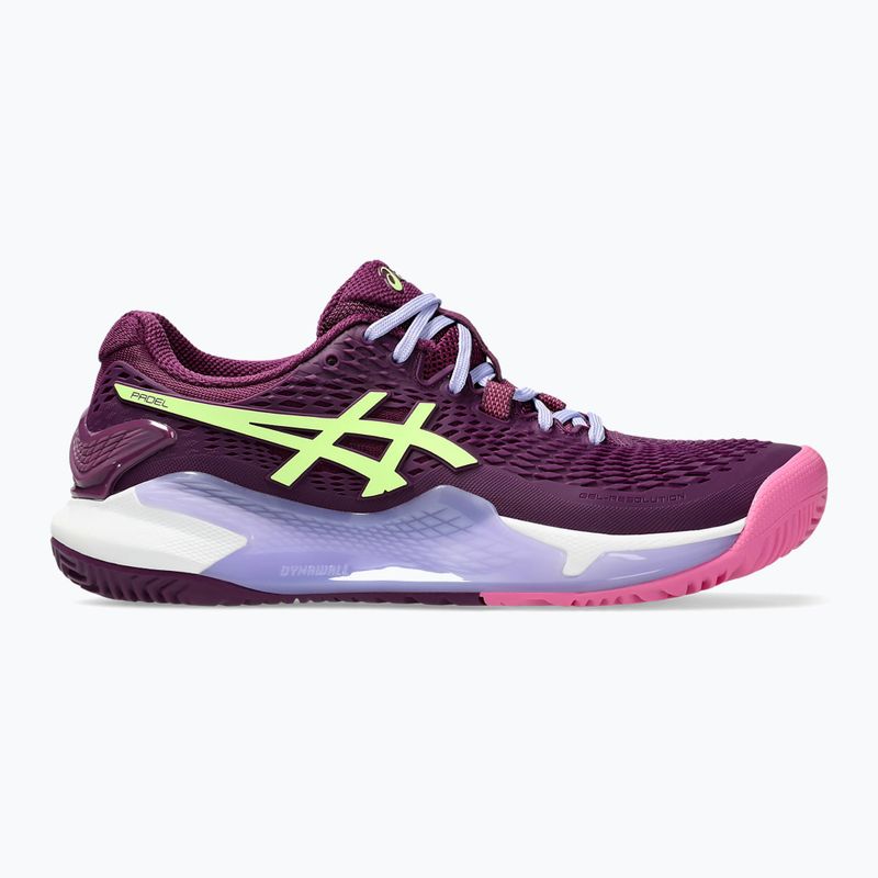 Дамски обувки за гребане ASICS Gel-Resolution 9 deep mauve/lime green 8