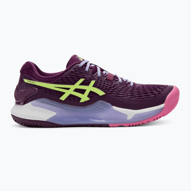 Дамски обувки за гребане ASICS Gel-Resolution 9 deep mauve/lime green 2