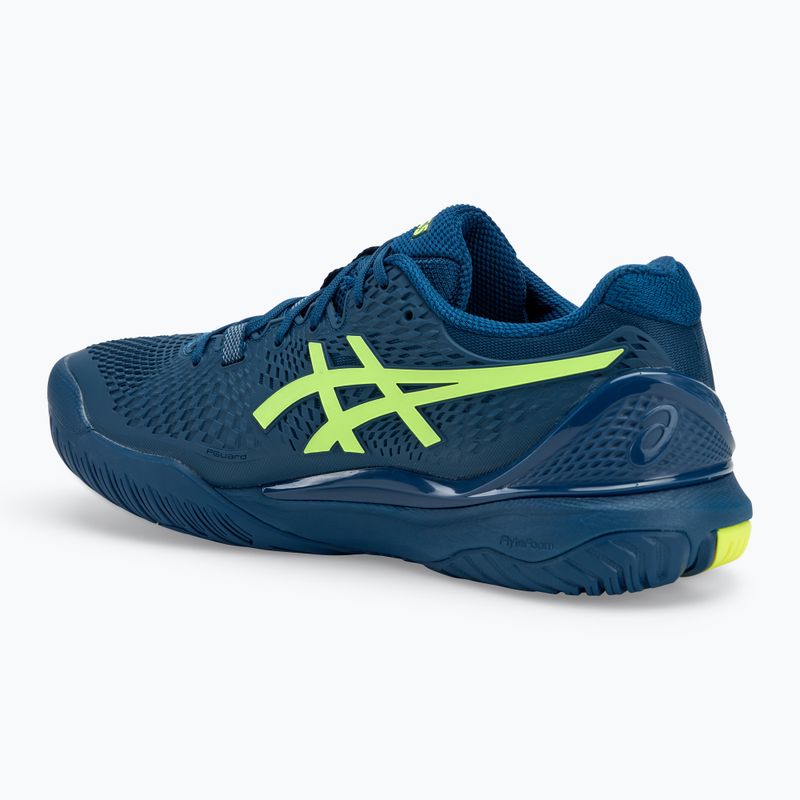 Мъжки обувки за тенис ASICS Gel-Resolution 9 mako blue/safety yellow 3