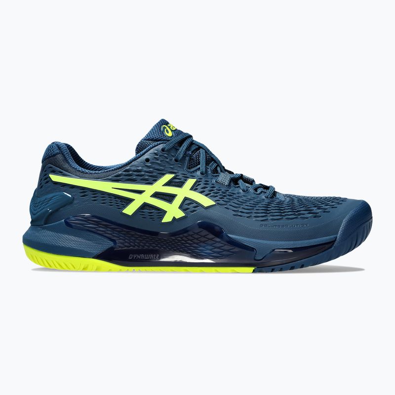 Мъжки обувки за тенис ASICS Gel-Resolution 9 mako blue/safety yellow 8