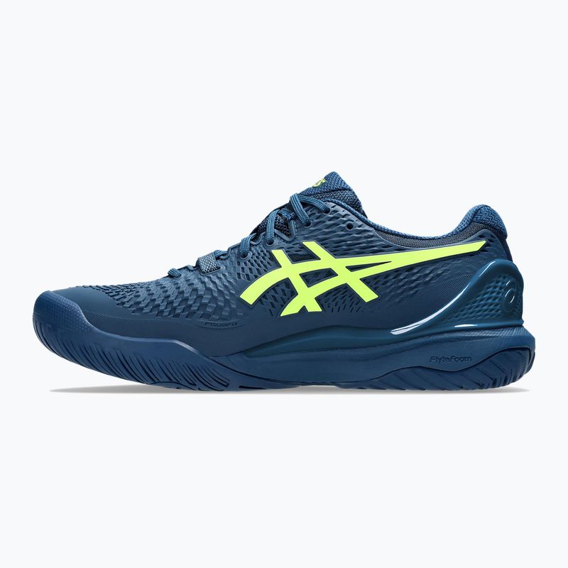 Мъжки обувки за тенис ASICS Gel-Resolution 9 mako blue/safety yellow 9