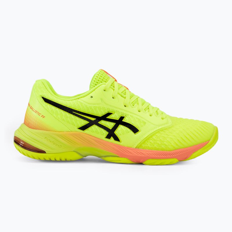 Дамски обувки ASICS Netburner Ballistic FF 3 Paris safety yellow/black 2