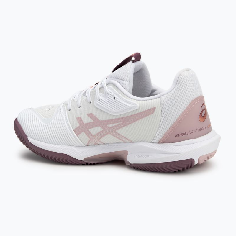 Дамски обувки за тенис ASICS Solution Speed FF 3 Clay white/dusty mauve 3