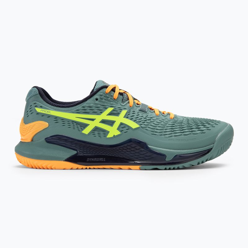 Мъжки обувки за гребане ASICS Gel-Resolution 9 celadon/safety yellow 2