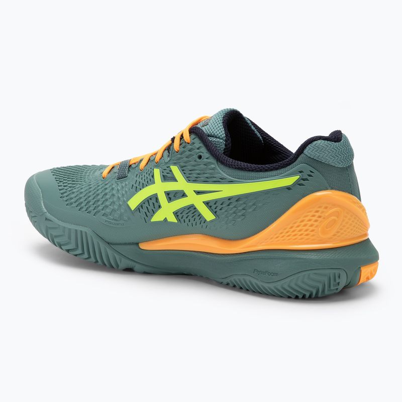 Мъжки обувки за гребане ASICS Gel-Resolution 9 celadon/safety yellow 3