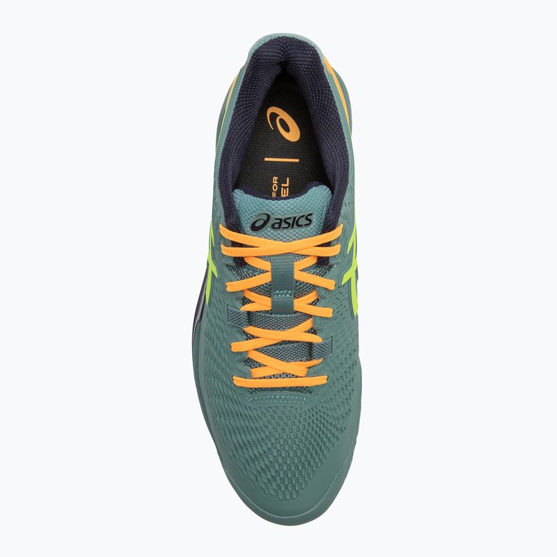 Мъжки обувки за гребане ASICS Gel-Resolution 9 celadon/safety yellow 5