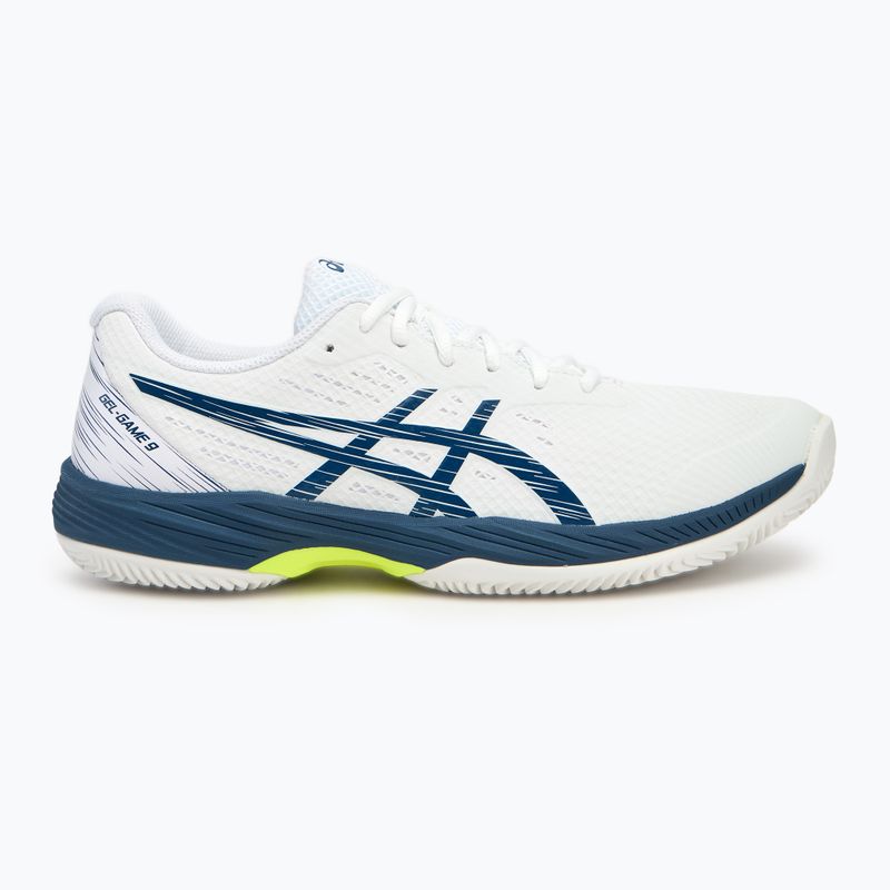 Мъжки обувки за тенис ASICS Gel-Game 9 Clay/OC white/mako blue 2