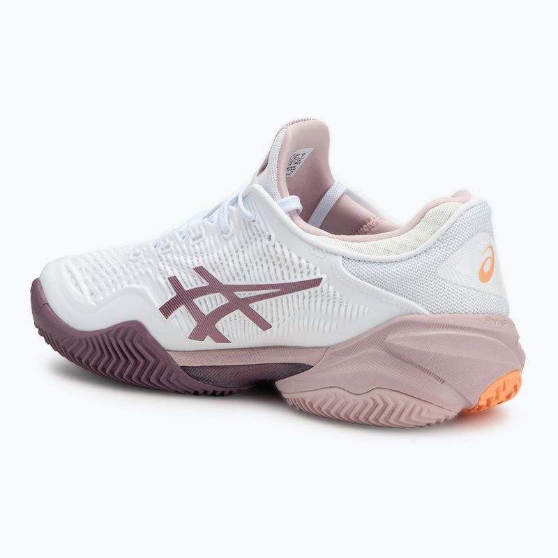 Дамски обувки за тенис ASICS Court FF 3 Clay white/watershed rose 3