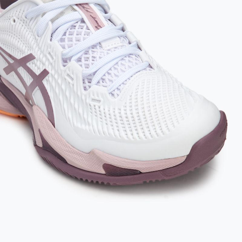 Дамски обувки за тенис ASICS Court FF 3 Clay white/watershed rose 7