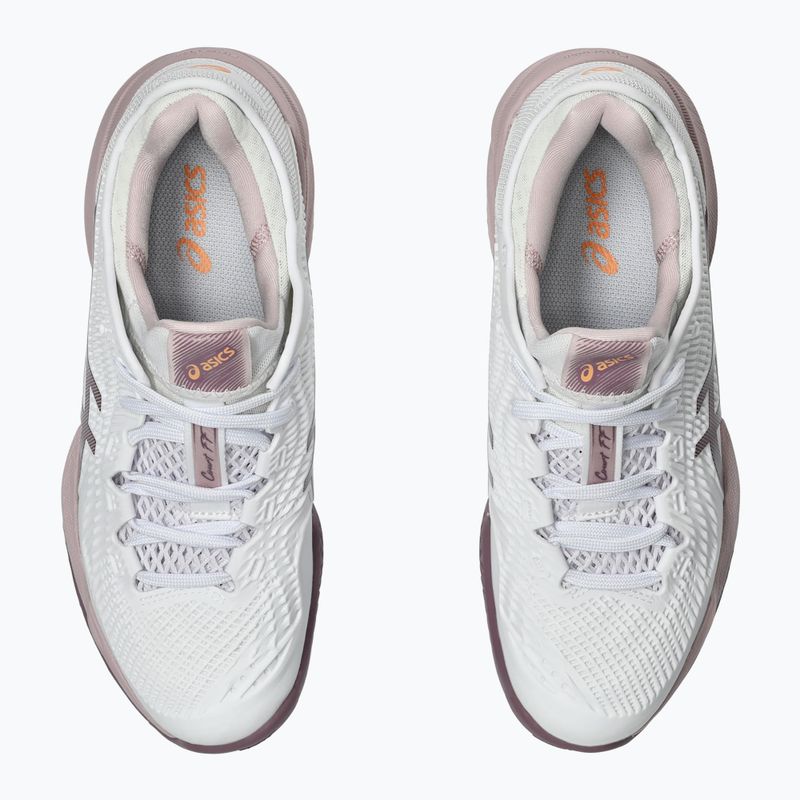 Дамски обувки за тенис ASICS Court FF 3 Clay white/watershed rose 5