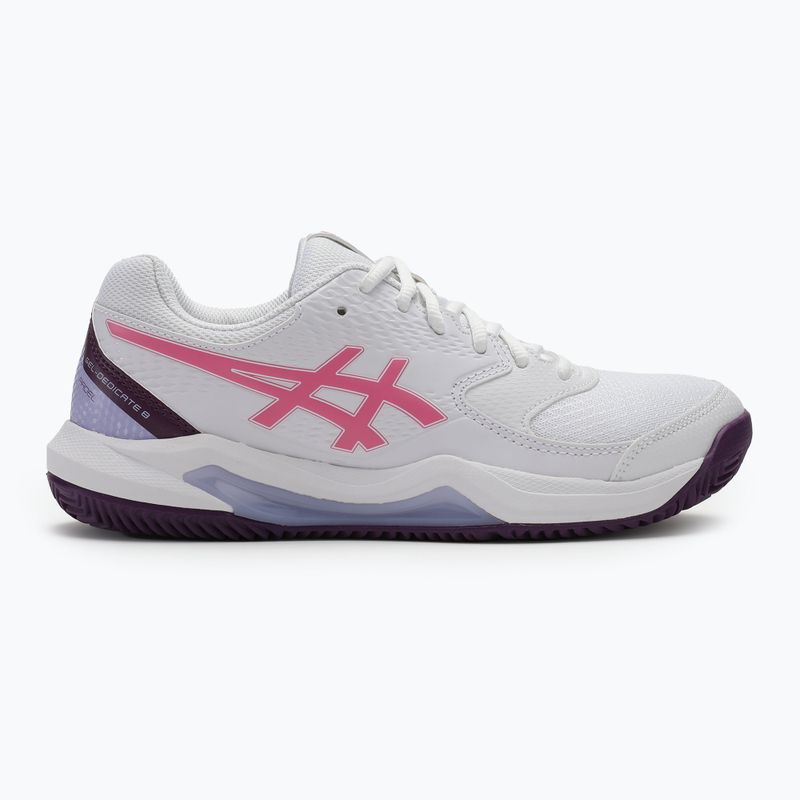 Дамски обувки за гребане ASICS Gel-Dedicate 8 white/dragon fruit 2