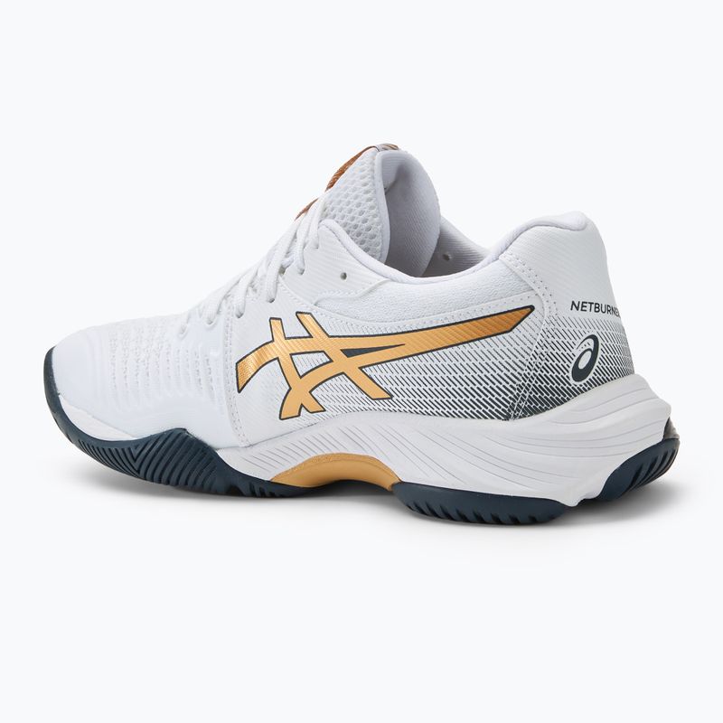 Мъжки обувки ASICS Netburner Ballistic FF 3 white/pure gold 3