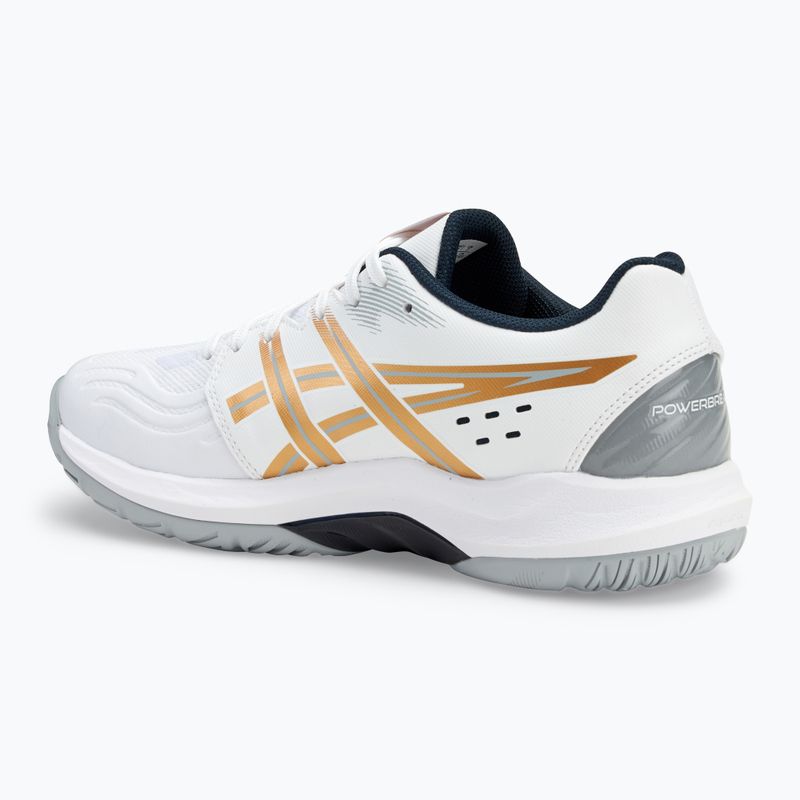 Мъжки обувки ASICS Powerbreak FF white/rich gold 3