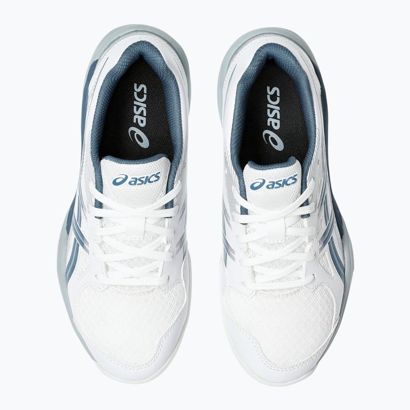 Детски обувки за хандбал ASICS Gel-Powerbreak GS white/vintage indigo 12