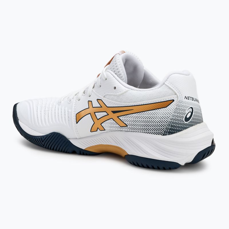 Дамски обувки ASICS Netburner Ballistic FF 3 white/pure gold 3