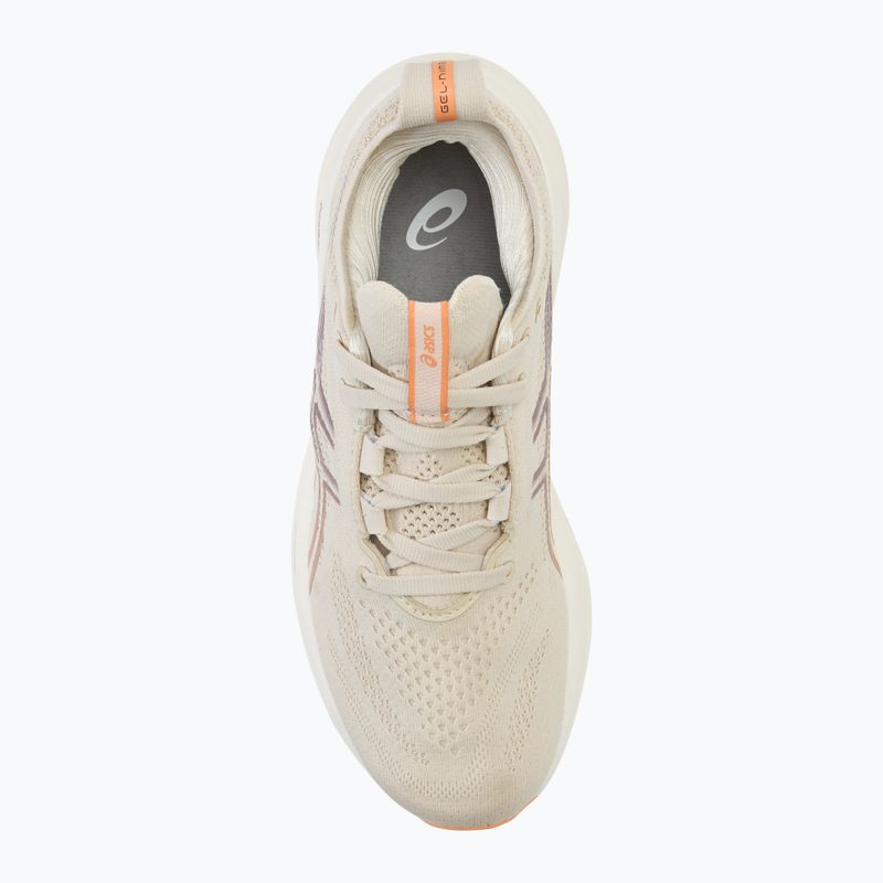 Дамски обувки за бягане ASICS Gel-Nimbus 26 oatmeal/faded orange 5