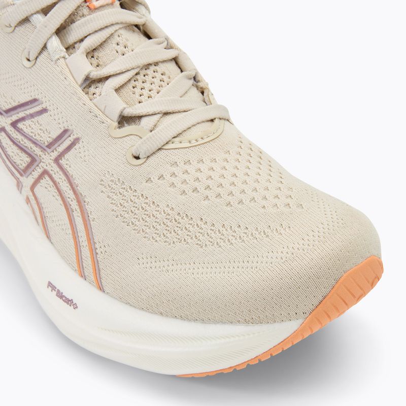 Дамски обувки за бягане ASICS Gel-Nimbus 26 oatmeal/faded orange 7