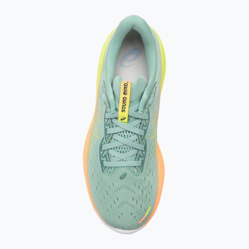 Мъжки обувки за бягане ASICS Gel-Cumulus 26 Paris light celadon/safety yellow 5