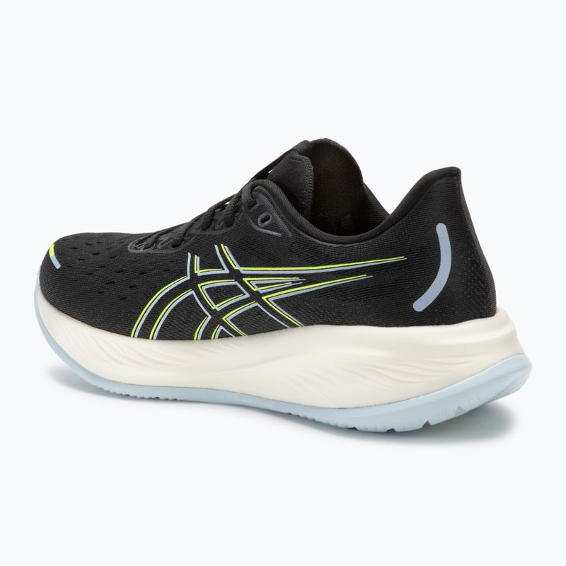 Мъжки обувки за бягане ASICS Gel-Cumulus 26 black/safety yellow 3