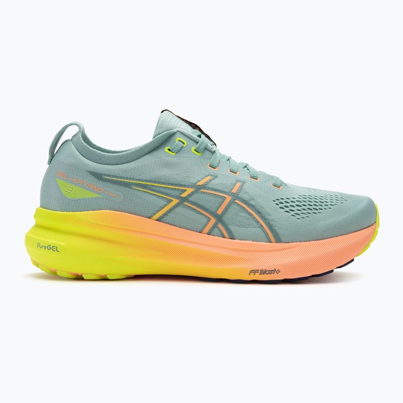 Мъжки обувки за бягане ASICS Gel-Kayano 31 Paris light celadon/safety yellow 2