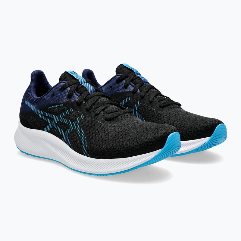 Мъжки обувки за бягане ASICS Patriot 13 black/digital aqua 10