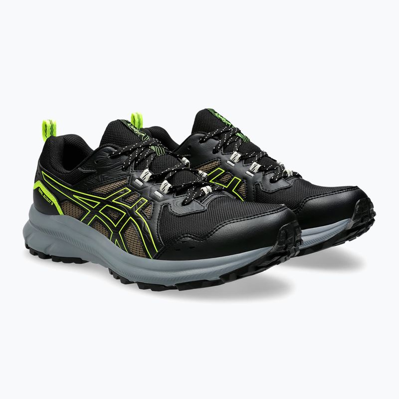 Мъжки обувки за бягане ASICS Trail Scout 3 black/safety yellow 3