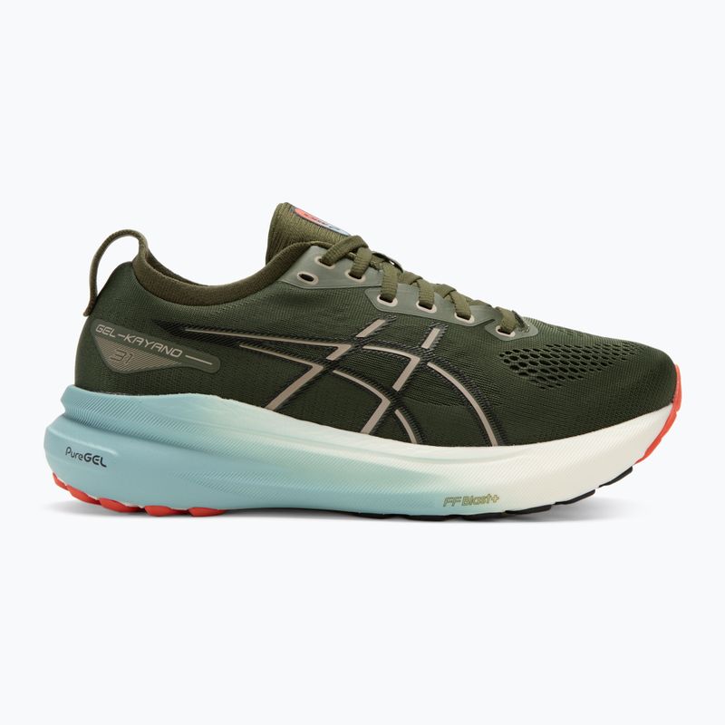 Мъжки обувки за бягане ASICS Gel-Kayano 31 smog green/ black 2